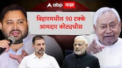 बिहारमध्ये सर्वात श्रीमंत आमदारांची संपत्ती 170 कोटी, 90 टक्के आमदार कोट्यधीश, गरीब आमदाराकडे किती रुपये?