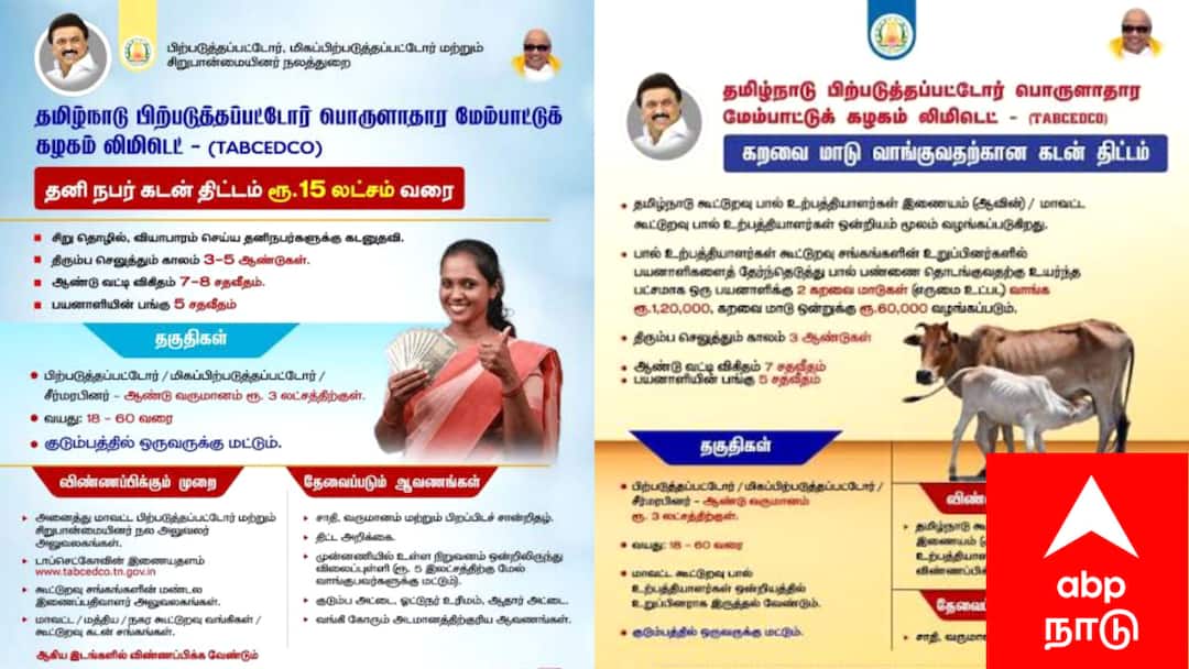 மயிலாடுதுறை மக்களே! பிற்படுத்தப்பட்டோர், சீர்மரபினருக்கான ரூ.25 லட்சம் கடன்! உடனே விண்ணப்பிங்க! TABCEEDCO திட்டம்