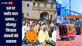 सोलापूर जिल्ह्यात अद्यापही उसाचा दर जाहीर नाही, शेतकरी नेते आक्रमक, 21 तारखेपर्यंत दर जाहीर करा, अन्यथा ऊस वाहतूक रोखणार