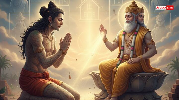 वास्तु पुरुष ने ब्रह्मा जी से पूछा कि उसकी क्या गलती है, क्योंकि वह तो केवल भूख मिटा रहा था. तब ब्रह्मा जी ने उसे यह वरदान दिया कि कोई भी नया निर्माण तुम्हारा भोजन होगा, और जो लोग तुम्हारी पूजा करेंगे और वास्तु नियमों का पालन करेंगे, तो तुम और तुम्हारे साथ के 44 देवता उन घरों की रक्षा करोगे.