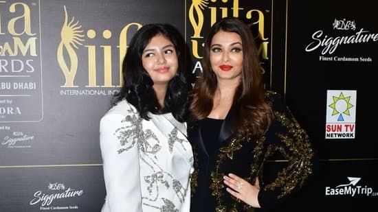Aaradhya's hairstyle has also changed and now she looks quite mature.