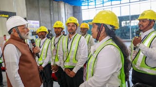 PM Modi Visits Under-Construction Bullet Train Station In Surat, Reviews Progress