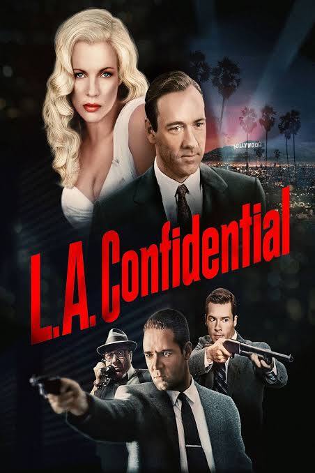 LA Confidential is a 1997 American crime thriller film. The story revolves around three LAPD officers with different personalities: honest Ed Exley (Guy Pearce), angry cop (Russell Crowe), and cunning detective Jack Vincennes (Kevin Spacey). This film is available on OTT platform Jio Hotstar.