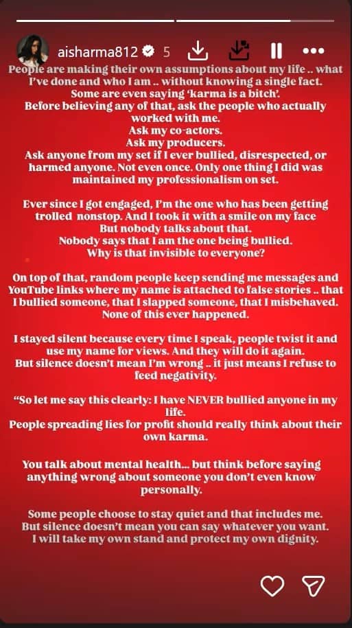 थप्पड़ मारा और बदतमीजी की..',नील भट्ट संग तलाक रूमर्स के बीच लेटेस्ट पोस्ट में ऐश्वर्या शर्मा का छलका दर्द