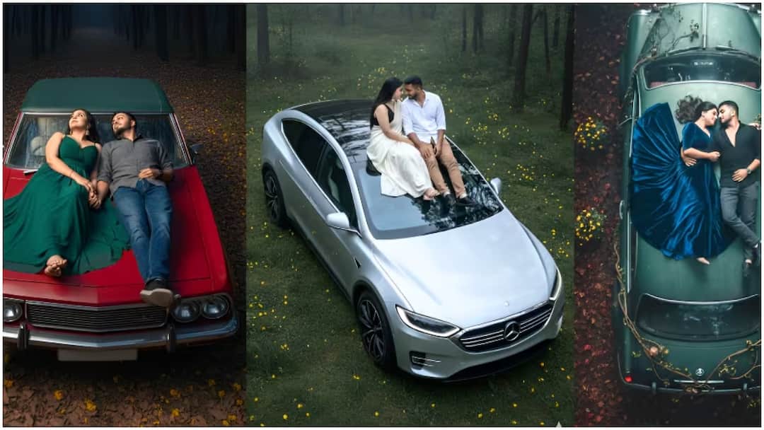 Best Gemini AI Prompts to Turn Your Selfies Into Cinematic Drone Style Photos Selfie to Drone Style Couple Photo : సెల్ఫీలతోనే డ్రోన్ షాట్ ఫోటోలు.. Gemini AIతో రొమాంటిక్​గా ఇలా క్రియేట్ చేయండి, ప్రాంప్ట్స్ ఇవే