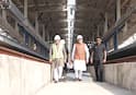 Bullet Train Station: देशातील पहिले बुलेट ट्रेन स्टेशन पूर्ण; नरेंद्र मोदींनी केली पाहणी, कसे आहे स्टेशन?, PHOTO