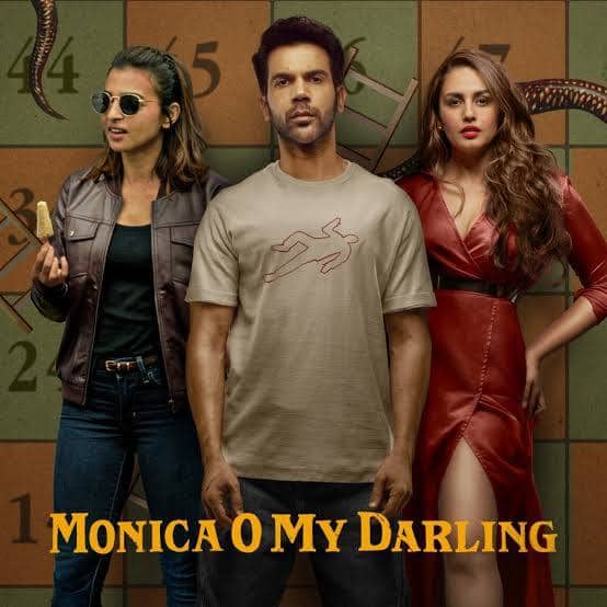Monica, O My Darling is a 2022 Indian dark comedy crime thriller film directed by Vasan Bala and starring Rajkummar Rao, Huma Qureshi and Radhika Apte. You can watch it on OTT platform Netflix.