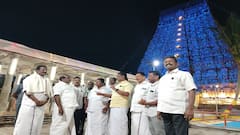 கும்பகோணம் ஆதிகும்பேஸ்வரர் கோயில் திருப்பணிகள்... உயர்கல்வித்துறை அமைச்சர் ஆய்வு