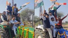 राजस्थान: किसानों के मुद्दे पर कांग्रेस का ट्रैक्टर मार्च चूरू में रोका गया, सांसद राहुल कस्वां ने दी आंदोलन की चेतावनी