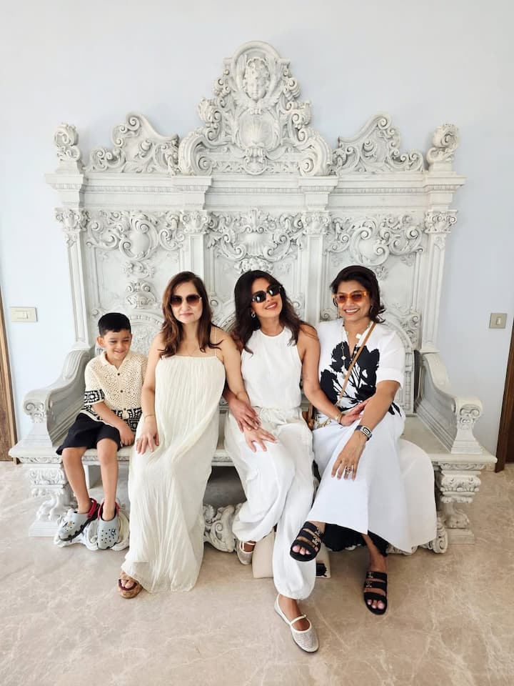 The actor spent her days unwinding at Palacio Aguada — the sprawling Goan residence of Hyderabad socialites Pinky Reddy and GV Sanjay Reddy.