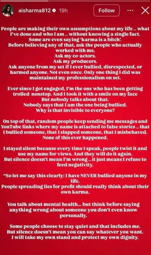 झूठ फैलाने वालों को अपने कर्मों के बारे में...', नील भट्ट संग तलाक के रूमर्स के बीच ट्रोल्स पर भड़कीं ऐश्वर्या शर्मा