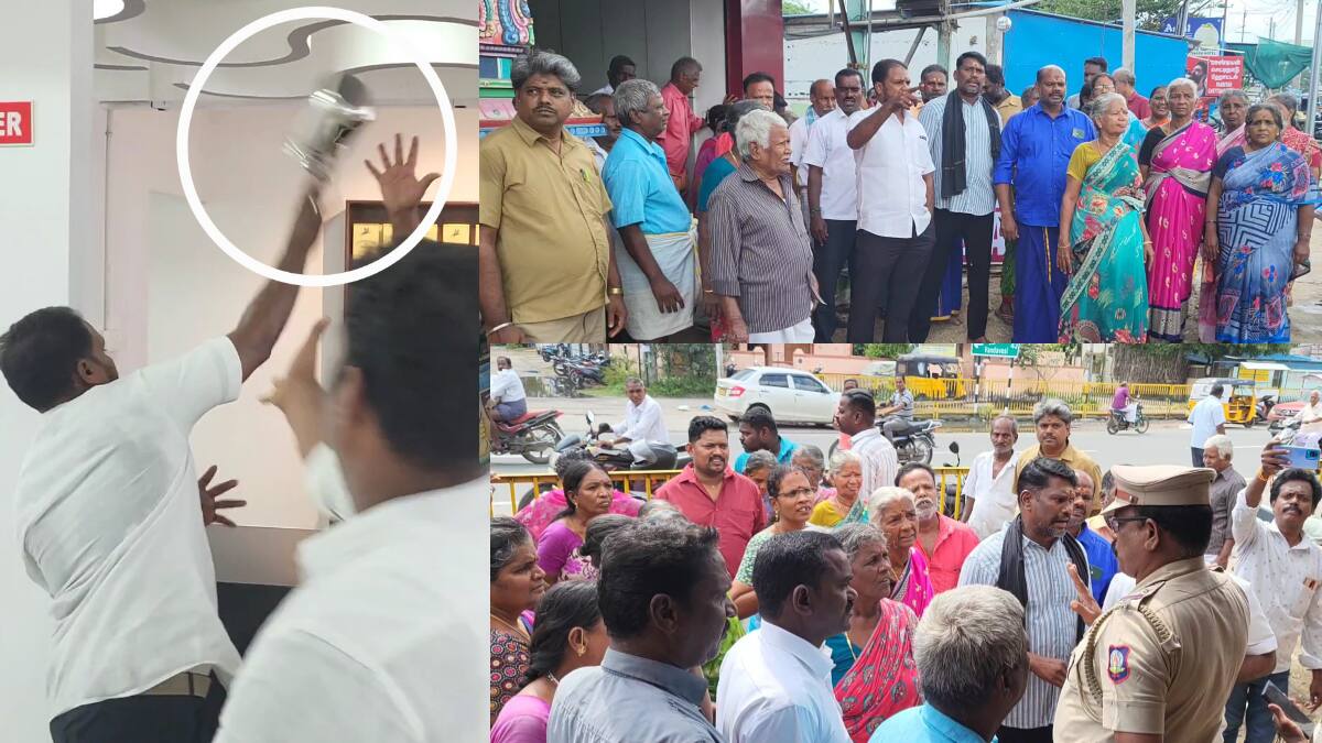 காஞ்சிபுரம்: குடியிருப்பு, பள்ளி அருகே மதுபான விடுதி! மக்கள் கொந்தளிப்பு, போராட்டம் தீவிரம்!