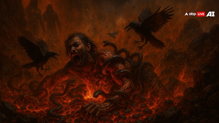 रौरावम की सजा में सांपों से कटवाया जाता है. दूसरों के साथ धोखाधड़ी करने वाले पापियों को रौरावम नर्क में जलते हुए कोयले की सतह वाले जमीन पर फेंक दिया जाता है, जहां उनका शरीर पूरा जल जाता है. जिसे मच्छर, सांप, कौएं नोच नोचकर खाते हैं. ये प्रक्रिया लगातार दोहराई जाती है.