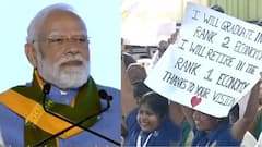 WATCH: PM Modi Pauses Speech, Tells Security To Bring Girls’ Placards At Coimbatore Summit