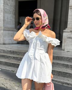 Aamna Sharif PHOTO: વ્હાઇટ ડ્રેસમાં આમના શરીફનો ચાર્મિંગ લુક, તસવીરોએ લગાવી આગ