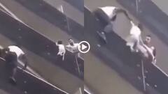 Video: 8वीं मंजिल से लटका था बच्चा, बचाने के लिए स्पाइडर मैन की तरह बिल्डिंग पर चढ़ा शख्स, देखें वीडियो