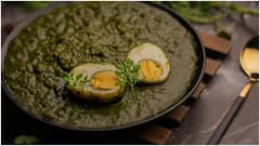Egg Palak Curry Recipe : ధాబా స్టైల్ ఎగ్ పాలక్ కర్రీ రెసిపీ.. ఇంట్లోనే సింపుల్​గా, టేస్టీగా చేసుకోండిలా