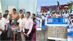 வீடூர் அணையில் விவசாயப் பாசனத்திற்காக தண்ணீர் திறப்பு! விவசாயிகள் மகிழ்ச்சி!