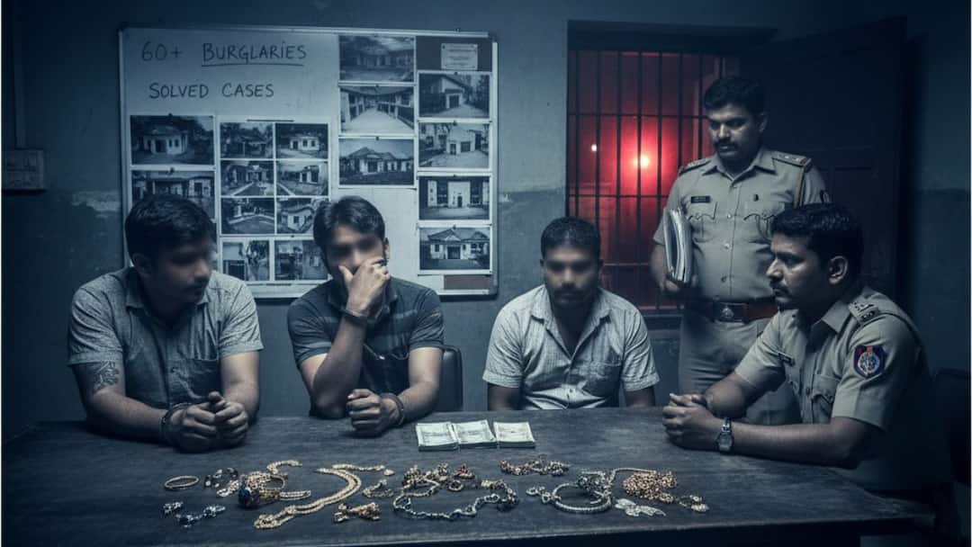 Pune Police Arrest Three Serial Burglars Linked to 60 Crimes Across Maharashtra Pune Police Arrest Three Serial Burglars Linked to 60 Crimes Across Maharashtra