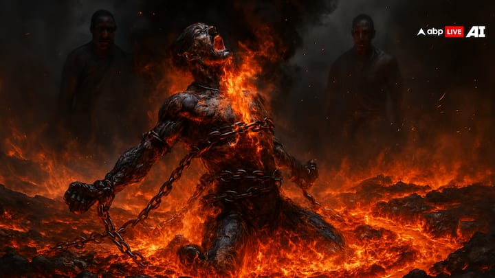 तप्तामूर्ति की सजा उन लोगों को दी जाती है, जो लोग अवैध शारीरिक संबंध बनाते हैं. इस सजा में व्यक्ति को बांधकर गर्म कोयले और लावे की सतह वाले ताप्तामूर्ति नरक में फेंक दिया जाता है. बाद में इसके शरीर का फिर से निर्माण होता है और यह प्रक्रिया लगातार चलती ही रहती है.