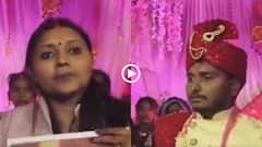 Video: दूसरी शादी रचा रहा था शख्स, फोटो एल्बम लिए स्टेज पर पहुंच गई पहली पत्नी, बस्ती का वीडियो वायरल