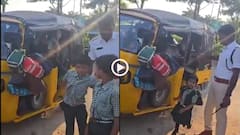 Video: जिस ऑटो में बैठते हैं 3 लोग, उसमें भेड़-बकरियों की तरह भर दिए 22 स्कूली बच्चे, पुलिस ने लगाई क्लास