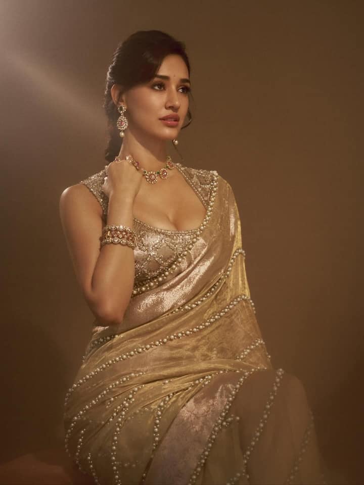 Now once again Disha Patani has made fans crazy with her tremendous beauty. These pictures of her on social media are attracting people's attention and everyone is impressed by her look.