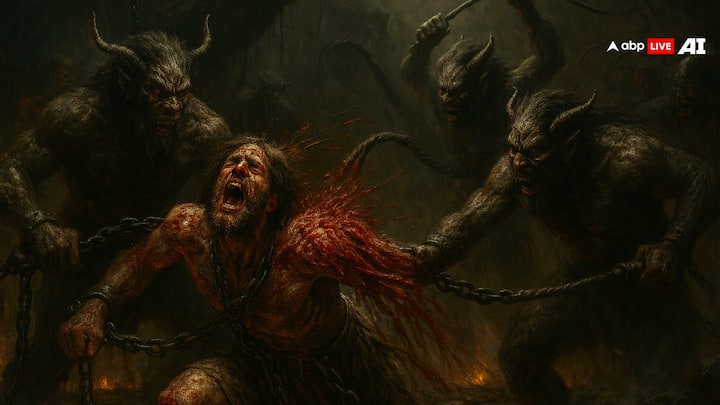 तमिसरम की सजा में लोगों को चाबुक से मरा जाता है. गरुड़ पुराण के अनुसार, जो लोग दूसरों की संपत्ति को चुराते हैं, उन्हें यमदूतों के द्वारा तामिसरम नर्क में ले जाता जाता है. जहां उन्हें चाबुक से तबतक मारा जाता है, जबतक कि उनके शरीर से चमड़ी अलग न हो जाए.