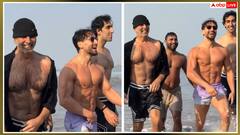 जुहू बीच पर समंदर में शर्टलेस उतरे अक्षय कुमार-टाइगर श्रॉफ, बॉडी की फ्लान्ट, वीडियो वायरल