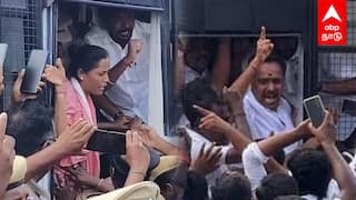 ஜோதிமணி ARREST! தரதரவென இழுத்த POLICE! போராட்டக் களத்தில் விஜயபாஸ்கர்