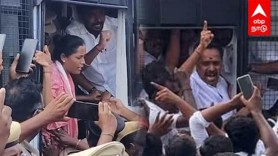 ஜோதிமணி ARREST! தரதரவென இழுத்த POLICE! போராட்டக் களத்தில் விஜயபாஸ்கர்