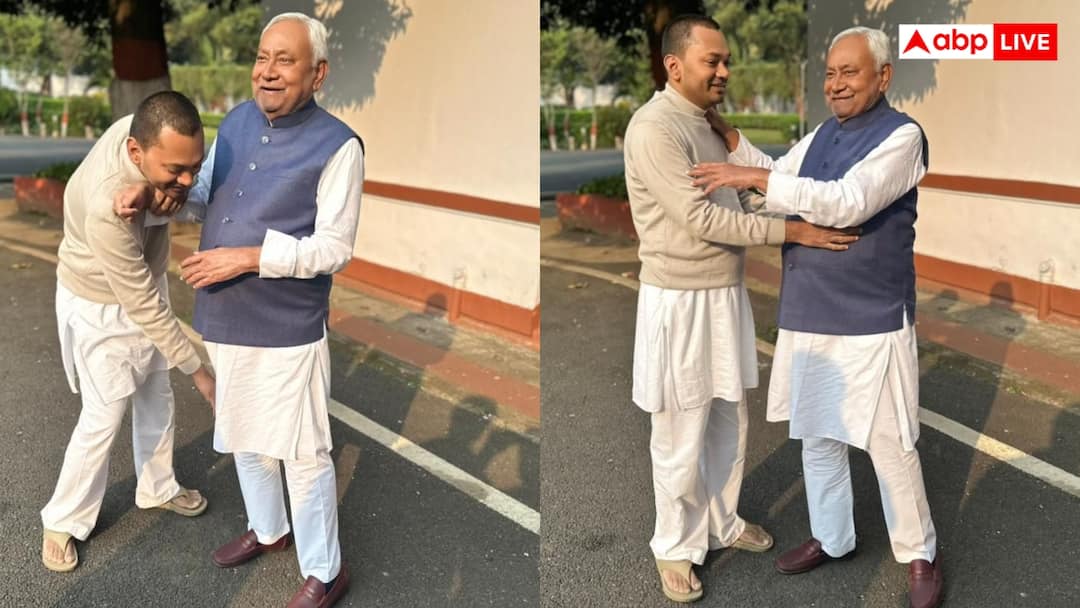 Bihar Cm nitish kumar Son Nishant Kumar Congratulated him on becoming Chief minister 10th time नीतीश कुमार के फिर सीएम बनने पर बेटे निशांत ने इस अंदाज में दी बधाई, सियासी डेब्यू पर क्या कहा?