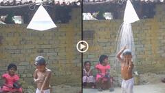 Video: थैली में छेद कर बनाया शॉवर, फिर नहाया बच्चा, लोग बोले- दिमाग से नहीं हालात से गरीब है