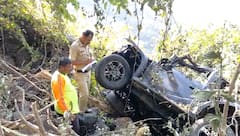 Tamhini Accident: ताम्हिणी घाट अपघातातील 'थार'चे फोटो समोर, गाडीचा चेंदामेंदा; रेस्क्यू ऑपरेशन अद्यापही सुरूच