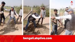 এনুমারেশন ফর্ম দিতে গিয়ে হাতে কোদাল তুলে নিলেন BLO !