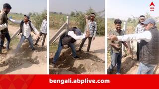 SIR Row : এনুমারেশন ফর্ম দিতে গিয়ে হাতে কোদাল তুলে নিলেন BLO !