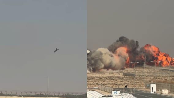 Tejas Fighter Jet :దుబాయ్ ఎయిర్ షోలో ప్రమాదం, కుప్పకూలిన తేజస్ ఫైటర్ జెట్ , వీడియో వైరల్