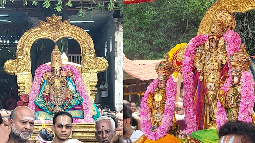 Varadharaja Perumal: காஞ்சிபுரம் வரதராஜ பெருமாள் கோயிலில் ரத்ன அங்கி சேவை: அரிதான தரிசனம்! பக்தர்கள் பரவசம்!