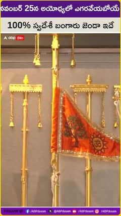 నవంబర్‌ 25న అయోధ్యలో ఎగరవేయబోయే 100% స్వదేశీ బంగారు జెండా