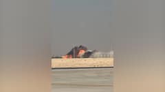 ভয়ঙ্কর ! দুবাইয়ে এয়ার শো চলাকালীন ভেঙে পড়ল ভারতের যুদ্ধবিমান তেজস