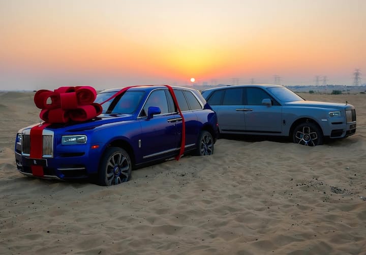 The new gleaming blue colored Rolls Royce is attracting the attention of fans on the internet. The actress has beautifully flaunted the gift given by her husband on her Instagram handle and also wrote the caption that she is already excited for the birthday gift of 2026.