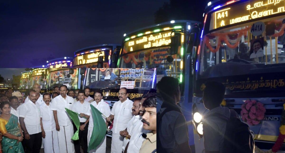 விருதுநகரில் 10 புதிய பேருந்துகள் சேவை துவக்கம்.. பொதுமக்கள் பயன்பெறும் வகையில் முக்கிய அறிவிப்பு வெளியீடு!