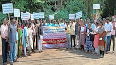 கோரிக்கைகளை வலியுறுத்தி தோட்டக்கலை அலுவலர்கள் தஞ்சையில் கவனஈர்ப்பு ஆர்ப்பாட்டம்