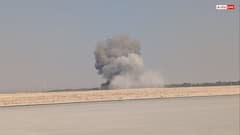 पहला Video आया सामने, आसमान में था फाइटर जेट तेजस, अचानक नीचे आया और जमीन से टकराते ही लगी आग