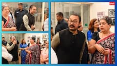 रीना दत्ता को सरप्राइज देने एक्जिबिशन पहुंचे आमिर खान, एक्स वाइफ ने यूं कहा 'थैंक्यू'