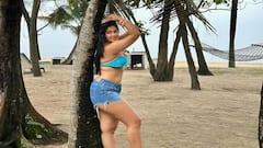  Nikita Sharma Photo: શોર્ટ્સ અને બ્રાલેટમાં બીચ પર ગ્લેમરસ પોઝ આપતી જોવા મળી નીકિતા શર્મા