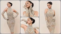 Photos: વ્હાઇટ સેક્વિન આઉટફિટમાં તારા સુતરિયા લાગી હુસ્નની પરી, તસવીરો પર ફેન્સ ફિદા