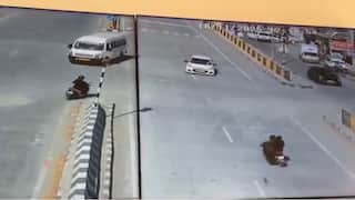 Dramatic CCTV Video Shows Bikers Thrown Into Air In Uttarakhand Road Crash