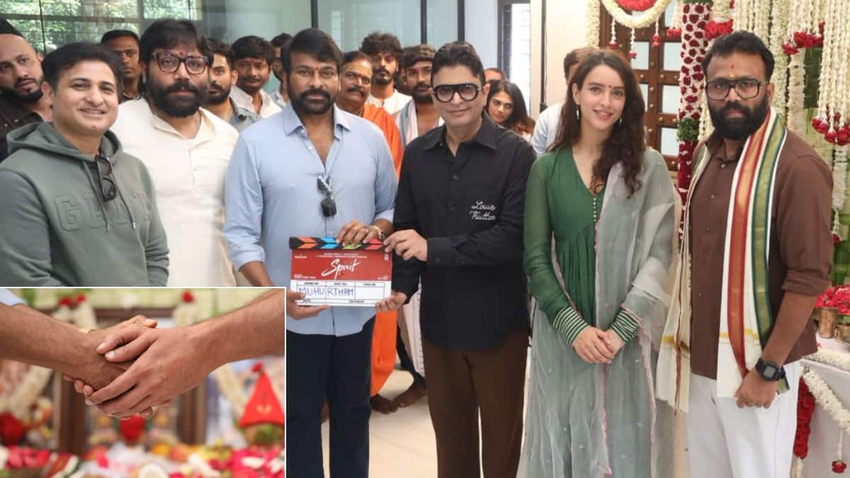 Spirit Pooja Ceremony: పూజతో 'స్పిరిట్' షూటింగ్ షురూ... మెగాస్టార్ చిరంజీవి ముఖ్య అతిథిగా - ప్రభాస్ ఎక్కడ?