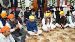 CM मान और अरविंद केजरीवाल ने अकाल पुरख का लिया आशीर्वाद, अरदास में हुए शामिल